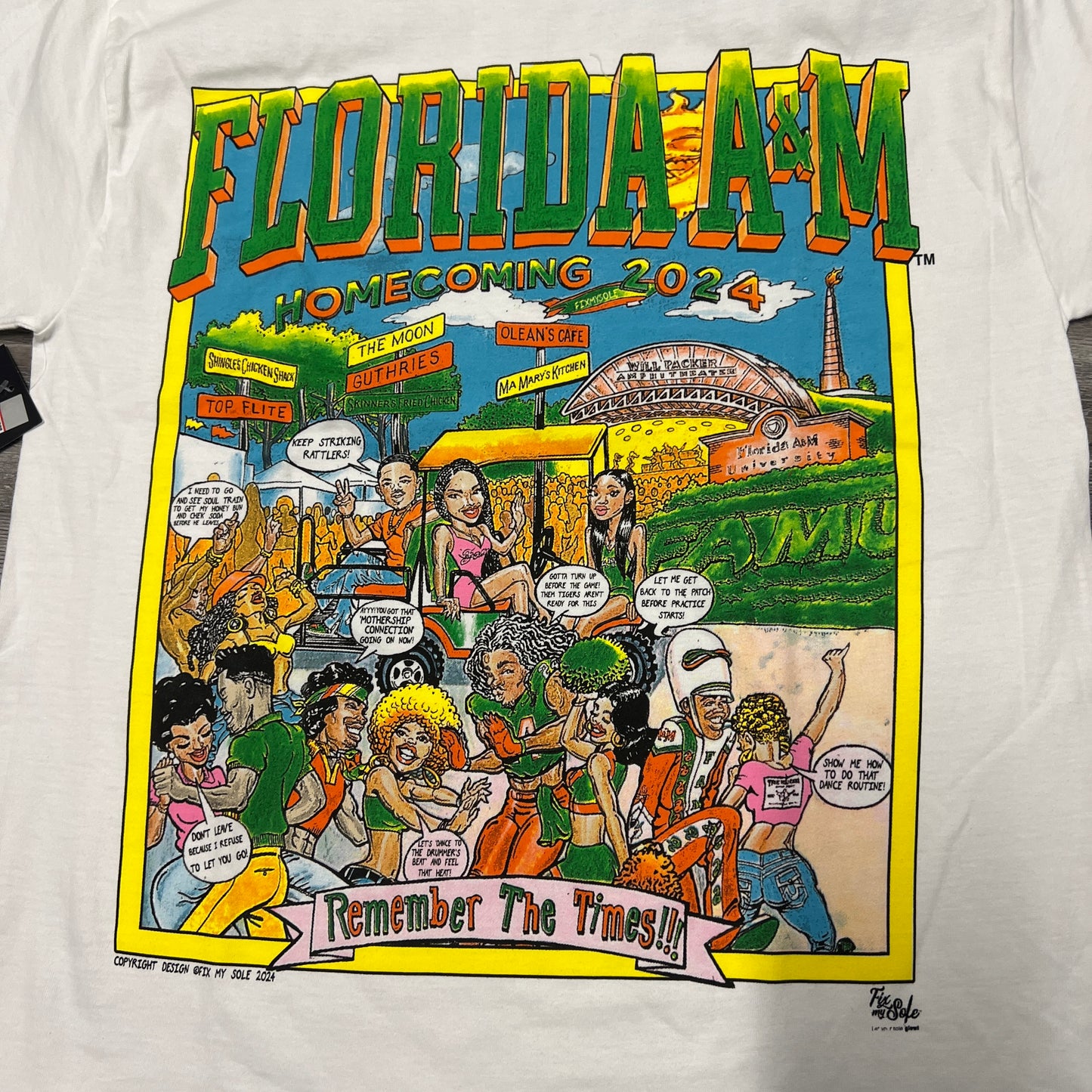 2024 FAMU Homecoming "Remember the Times" Shirt