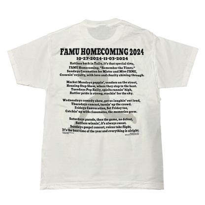 2024 FAMU Homecoming "Remember the Times" Shirt