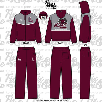 2026 Palm Beach Lakes Ram Regiment Band Tracksuit